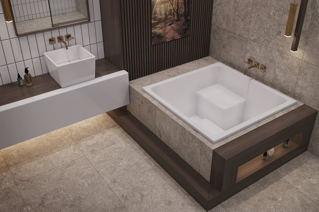 B*e様 AUBERGE SUVIN47 サイズ40 Americh Beverly 44 44 Drop-in Bathtub