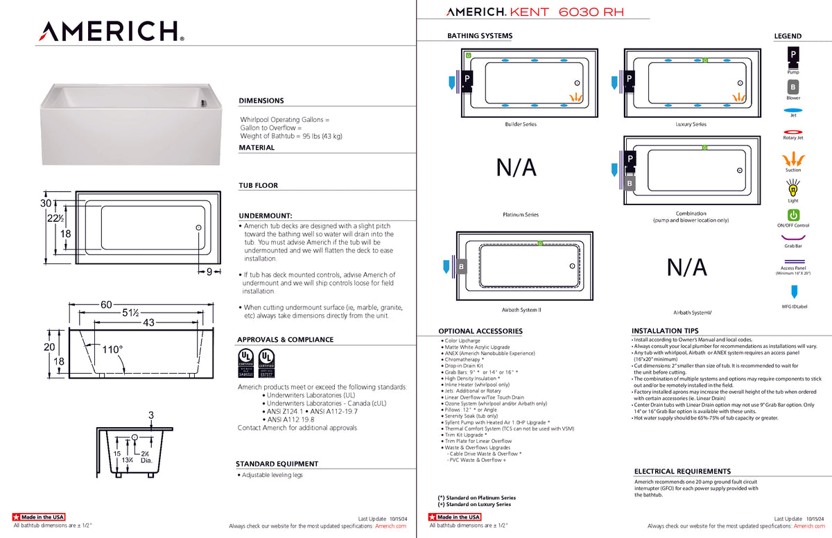 Kent 6030 Right Hand