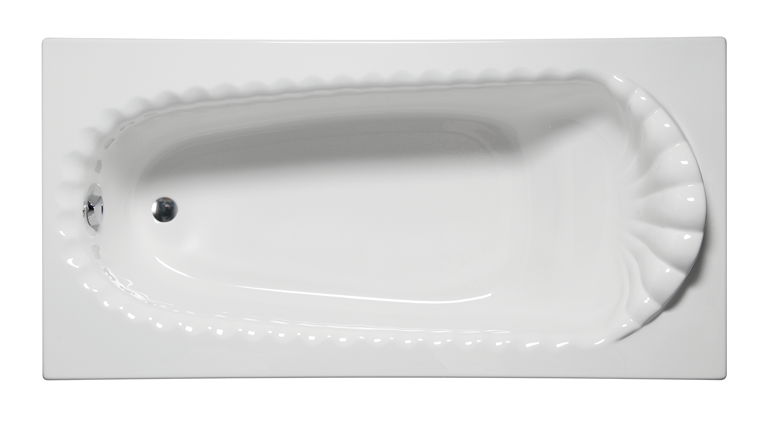 Americh Shell 72 36 Vintage Bathtub