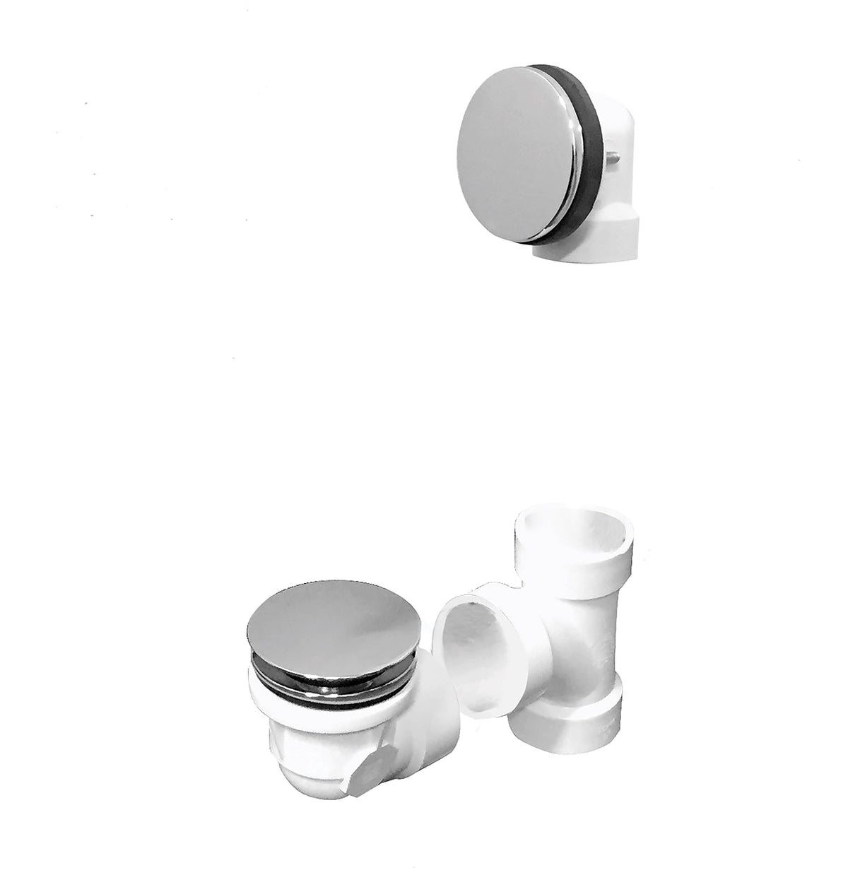 Overflow Drain Riser Americh PVC Waste Overflow - Drain Kit